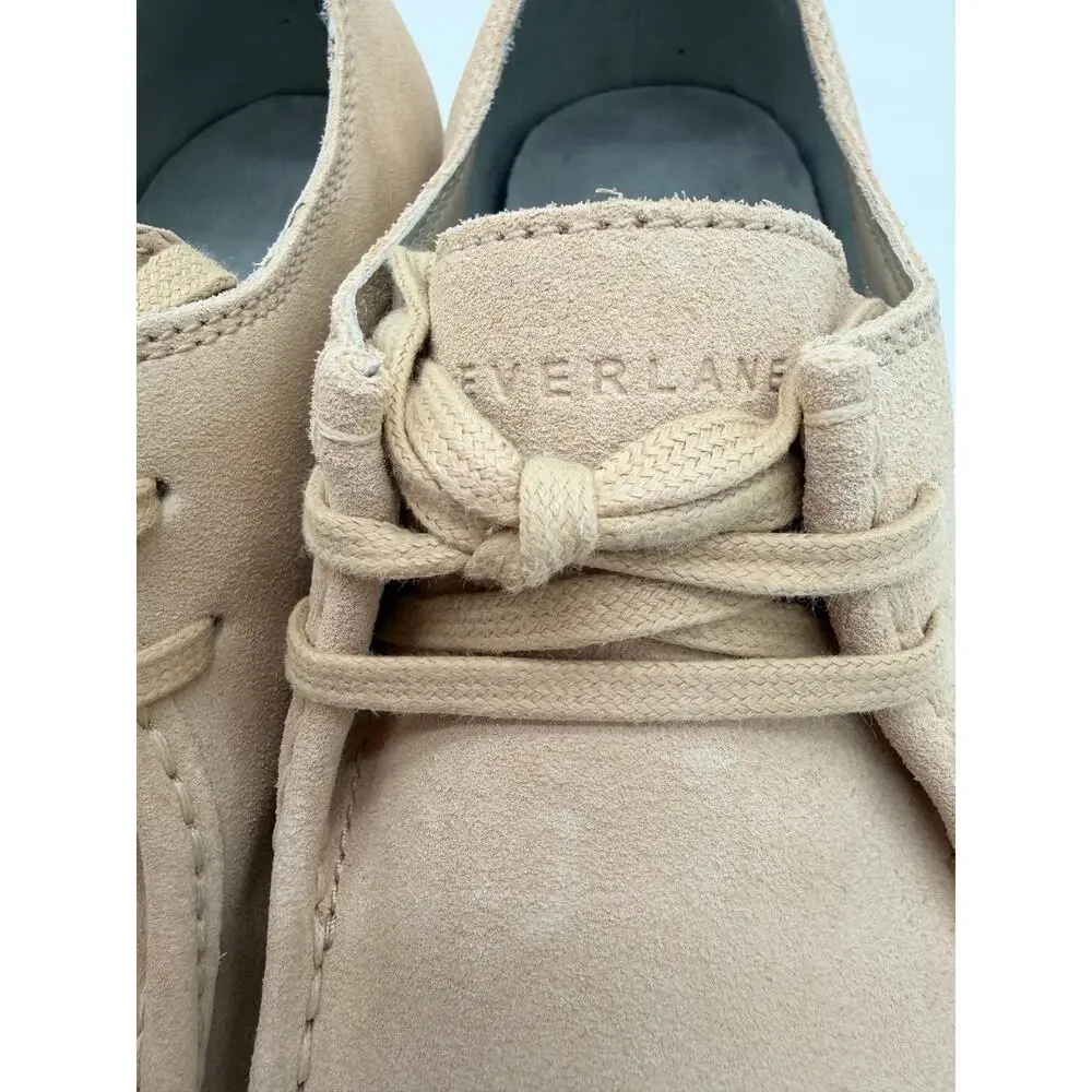 Everlane Desert Chukka Sneaker Boot Pebble Suede Leather Casual Sand NIB 8.5